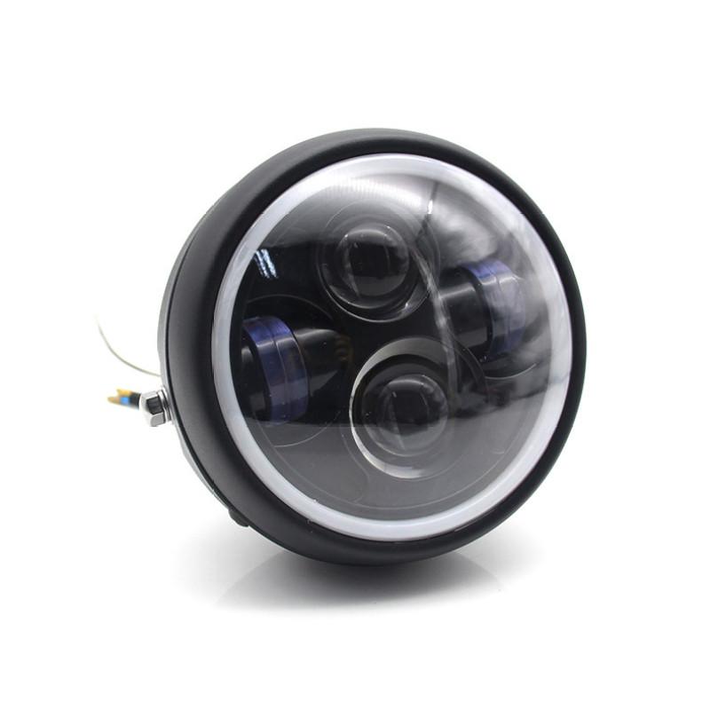 1шт 5,75 "мотоциклетный светодиодный ретро-круглый указатель поворота фар для Sportster Cruiser