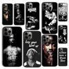 Чехол для телефона Hiphop Rap Singer 2Pac Tupac Shakur для iPhone 17 Air 16 16e 15 12 11 13 14 Pro Max Plus Coque