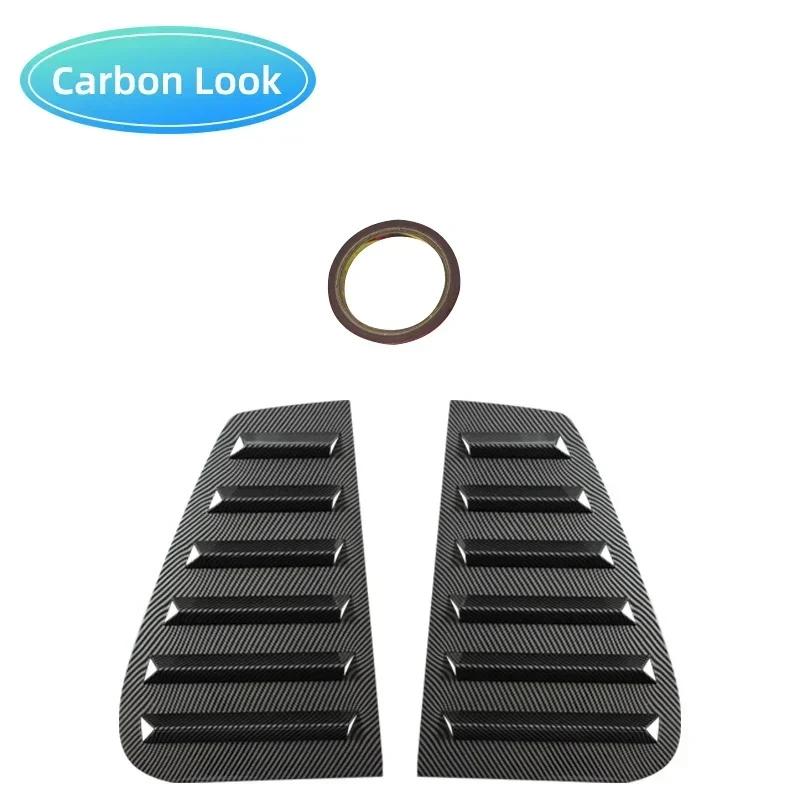 Для VW Golf 4 MK4 1997-2006 автомобиль задние треугольные жалюзи защитные наклейки ABS пластик заднее стекло жалюзи окна