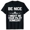 Funny Retro Aviation Airplane Pilot Cotton Tops Fitness T-Shirt Oversized Unisex Tshirt Graphic Tees Men's Clothing Streetwear