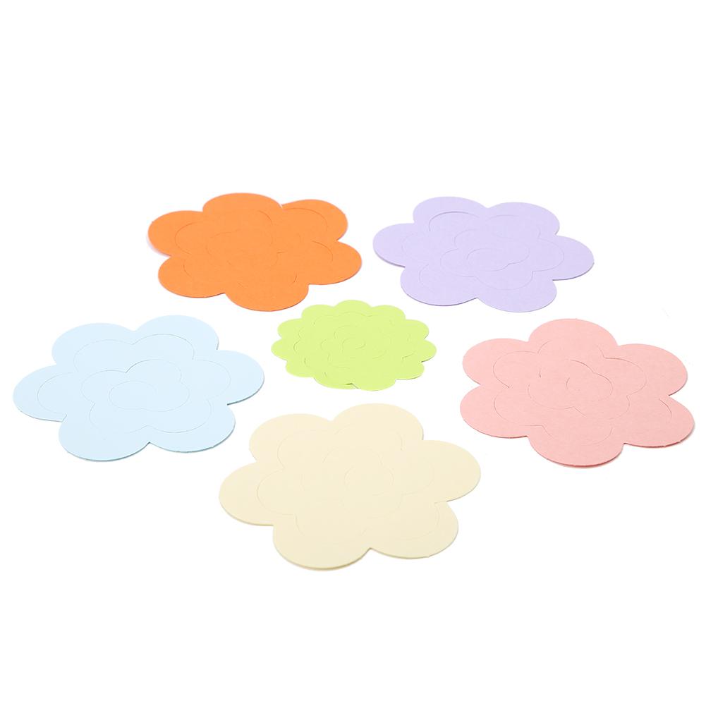 Colorful Flower Design Quilling Kit for Crafts Rosette Flowers Decoration Room Party Wedding Gift, Random Colors