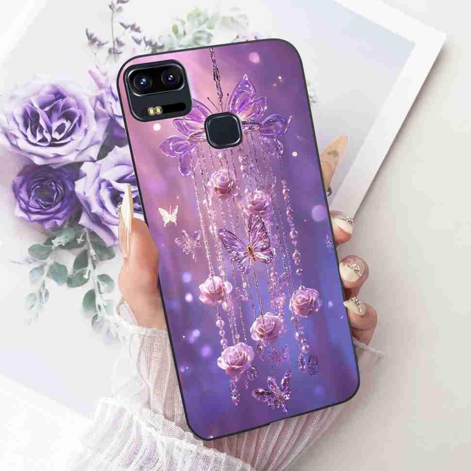 For Asus Zenfone 3 Zoom Case Cartoon Butterfly Lion Silicone TPU Black Soft Cover For Asus ZE553KL Phone Cases Bumper Fundas