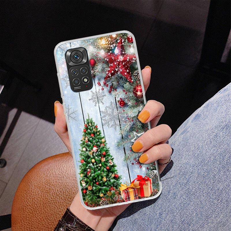 Merry Christmas Tree Snow Phone Case For Xiaomi Redmi Note 15 14 13 12S 12 11 Pro Plus 14S 11S 11E 10 10S 11T 5G Personalized Co