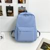 New Korean Style Large Capacity Versatile Backpack For Teen Girls Minimalist Solid Color School Bag Fashionable Student Backpack