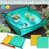 Planting Mat 50cm-150cm Gardening Potting Pad Foldable Garden Plant Flower Pot Transplanting Waterproof Mats Plant Accessories