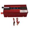 Car Inverter Red LCD Display Multifunctional Protection 4000w 12v 24v To  Inverter for Vehicles