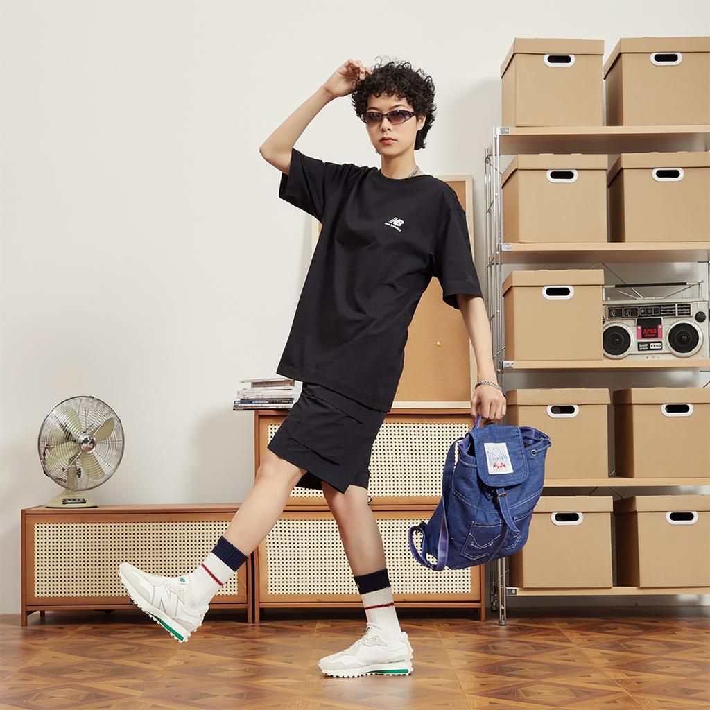 New Balance 327 Кремово-зеленые кроссовки унисекс белые U327UNP