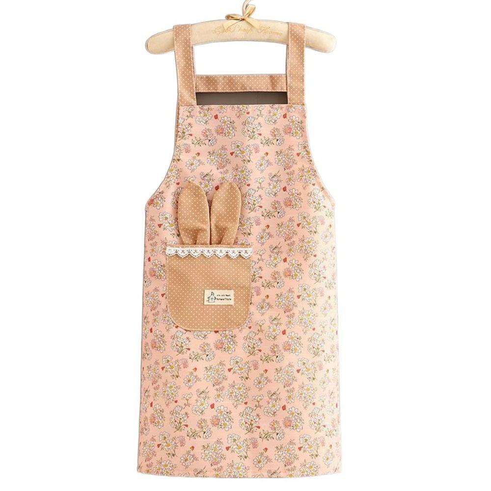 Print Barista Apron Waterproof Restaurant Uniform Barber Carpenter Florist Apron Coffee House