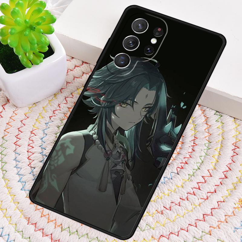 Крутой чехол для телефона Genshin Impact Сяо для Samsung Galaxy note 10 pro S26 Ultra S23 S24 FE S25 S21 S22 PLUS ударопрочный