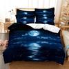 Комплект постельного белья Fantasy Scenery Beach Night Romantic 3D Duvet Cover Set Twin Queen King Single Size для девочек и мальчиков