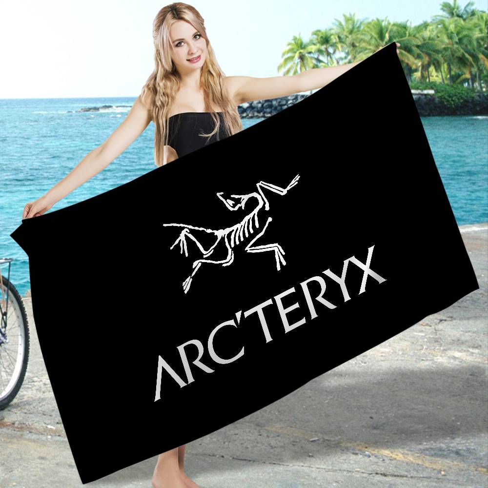 Бренд для активного отдыха A-Arc Teryx Пляжное полотенце Цветные банные полотенца Для девочки Микрофибра Быстросохнущее Свободное от песка Пляж Спа Бассейн