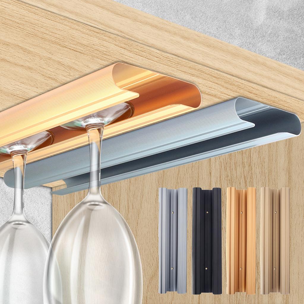 Компактная стойка для хранения винных бокалов, настенная система организации винных бокалов, простое решение для хранения и демонстрации винных бокалов