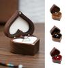 Ring Box Ultra-Light Item Storage Comfortable To Touch Love Heart Shaped Wedding Ring Box Jewelry Container for Home