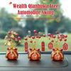 Китайский праздник весны Денежное дерево Бог Фэн-шуй Фа Цай Новый автомобиль Дом Фортуна Украшения Украшение Миниатюрный Год Рабочий стол Lu C2T4