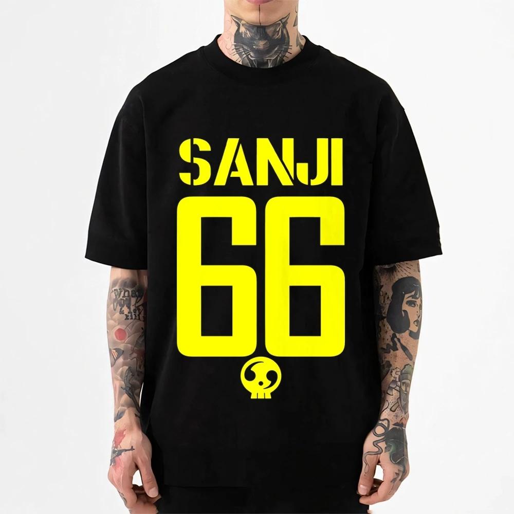 ONE PIECE Sanji Anime Style Classic Tee High-quality Streetwear Men's Clothing and Women Clothing 2026 Summer New T Shirt