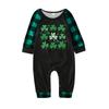 St. Patrick's Day Print Family Matching Long Sleeved Parent-child Suit Home Clothes Suit Fall