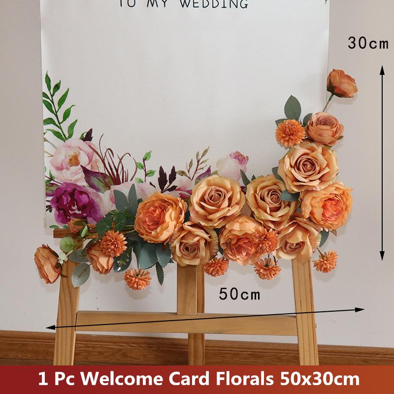 Креативный знак, угловой цветочный декор, свадебный цветочный реквизит, приветственная открытка, цветочная гирлянда, букет цветов
