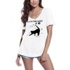 Women's T-Shirt Cat Petting Guide - Funny Kitten Lover Tee Shirt