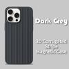 Оригинальная 3D-текстурированная магнитная крышка для багажа iPhone Air 17 16 15 14 13 12 Pro Max для беспроводной зарядки Magsafe Funda