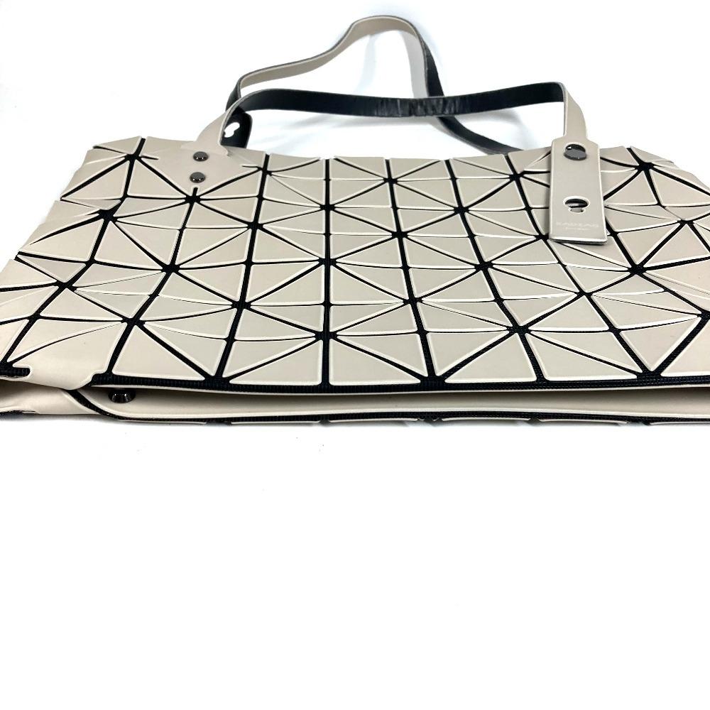 ISSEY MIYAKE BAOBAO Width Tote Bag Shoulder Bag PVC/Leather Beige/Black