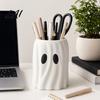 Minimalist Ghost Ornament Cute Flowerpot Resin Halloween Planter for Indoor Home Flower