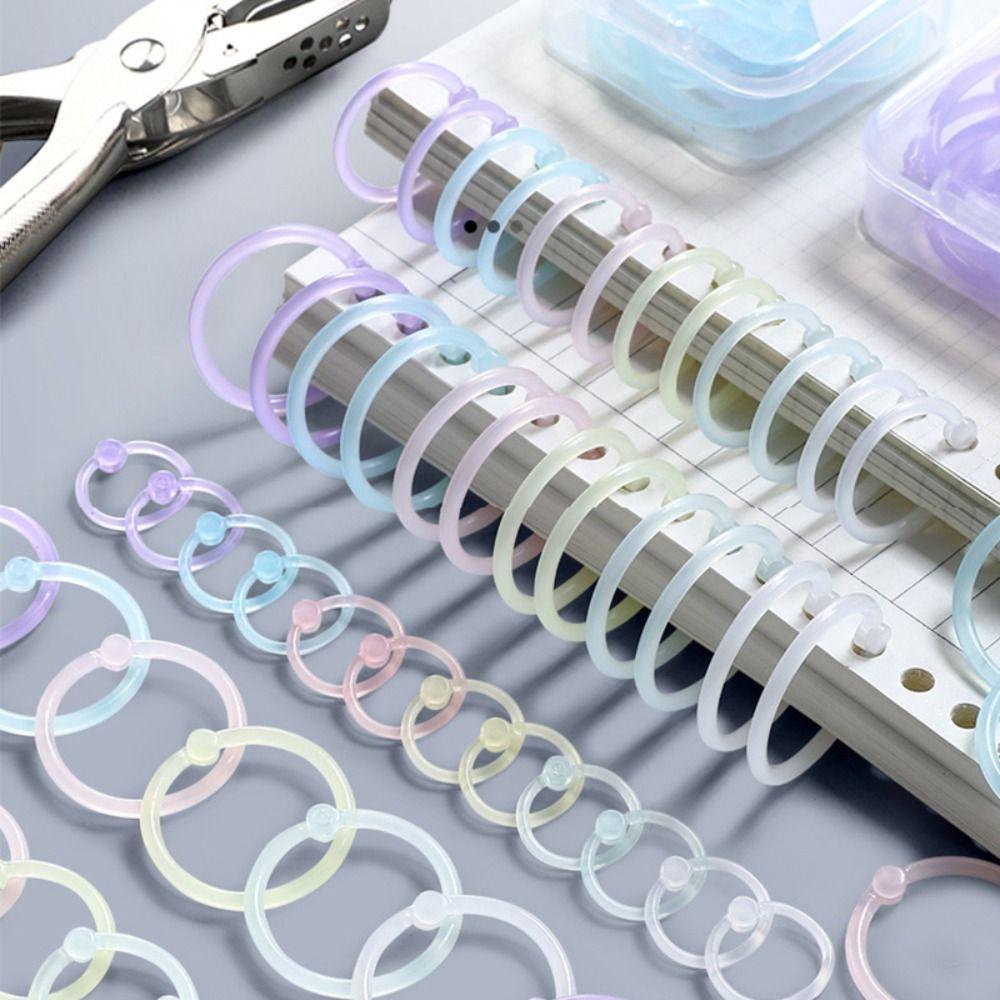 DIY Loose Leaf Paper Buckle Multi-Function Loose-leaf Book Hoops  School Office