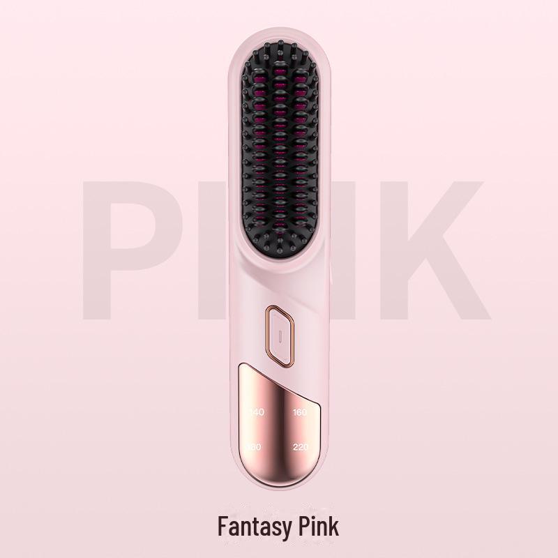 Расческа двойного назначения с ионизацией для выпрямления и завивки волос — защита от ожогов, бережный уход за волосами