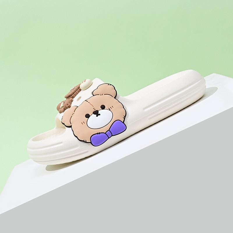 Удобные мультяшные детские тапочки для мальчиков и девочек с нескользящей подошвой и мягкой подошвой из ЭВА различных цветов и размеров для лета