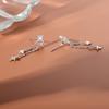 Fangxing Sparkling Diamond Star Earrings for Women, New Trendy and Niche Design, Simple and High-end Earrings
