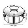 Stainless Steel Cake Baking Flan Mold Pot with Lid Pudding Cake Mold Durable Flan Pan Mold  Kitchen