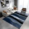 Europe Style Geometry Stripe Carpet Living Room Sofa Bedroom Bedside Study Kitchen Entrance Door Rug Non-slip Modern Decor Mat