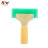 KTM Gold Aluminum Short Handle Scraper Snow Wiper With Green Blades Water Squeegee Glue Spatula Bubble Remover Tint Tool for Car
