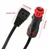 2 м 18AWG автомобильный холодильник сигаретный кабель охладитель зарядка замена линия 12A 12V для автомобильного холодильника подогреватель расширение мощность Ca Z0M4