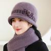 Autumn Winter Knitted Hat Outdoor Fashion Plush Hat Adult Hat Thickened Warm Knitted Hat Female Hair Replacement