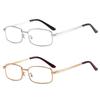 Металлические очки для чтения Винтажные рецептурные очки для пресбиопии Ультралегкие очки унисекс Очки для защиты от синего света
