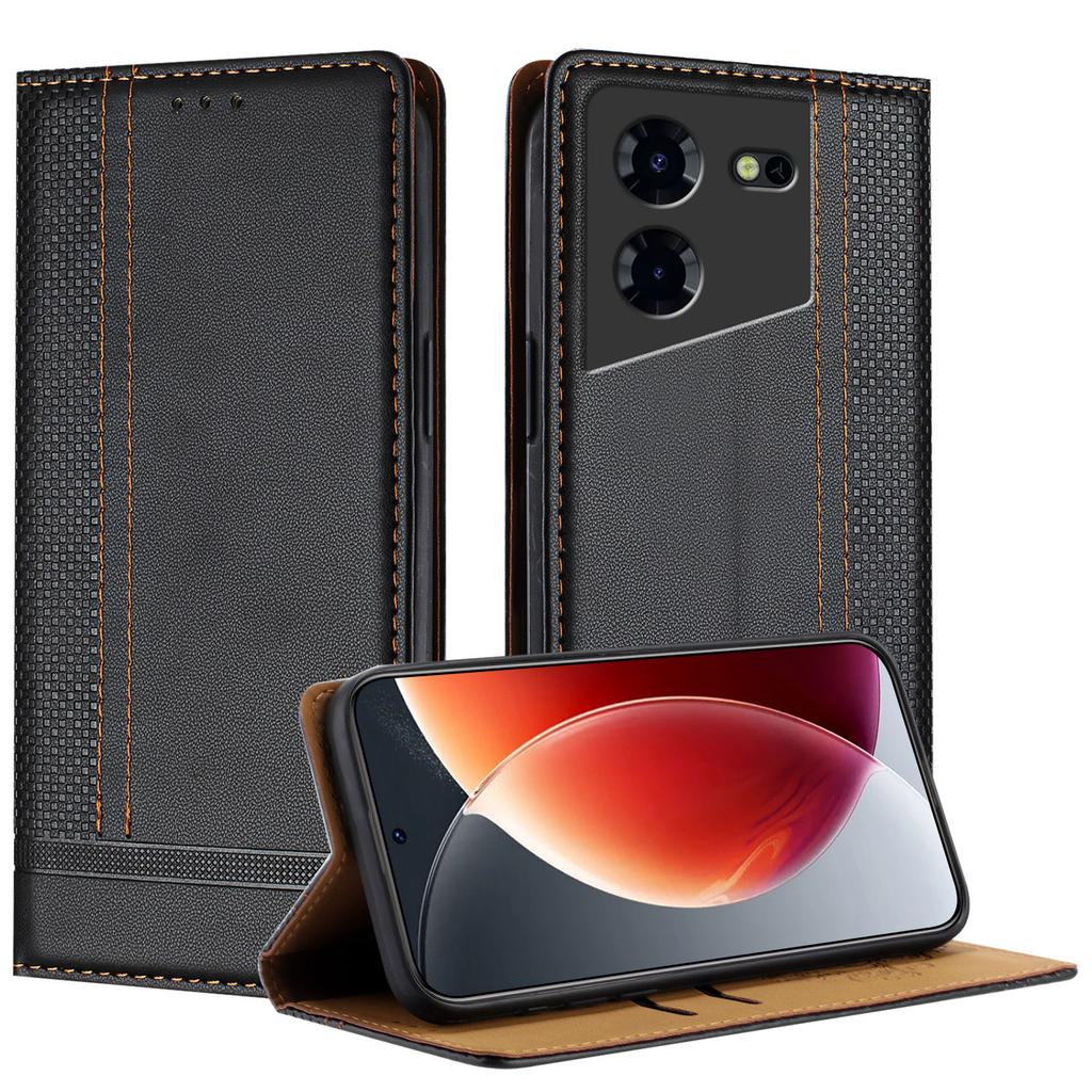 Litchi Grain Emboss Leather Book Case for Tecno Series,Camon 19,Camon 19 Pro 5G,Camon 19 Neo,Spark 9,Pova Neo 2,Pova 4,Pop 7,Spark Go 2023,Spark 10C..