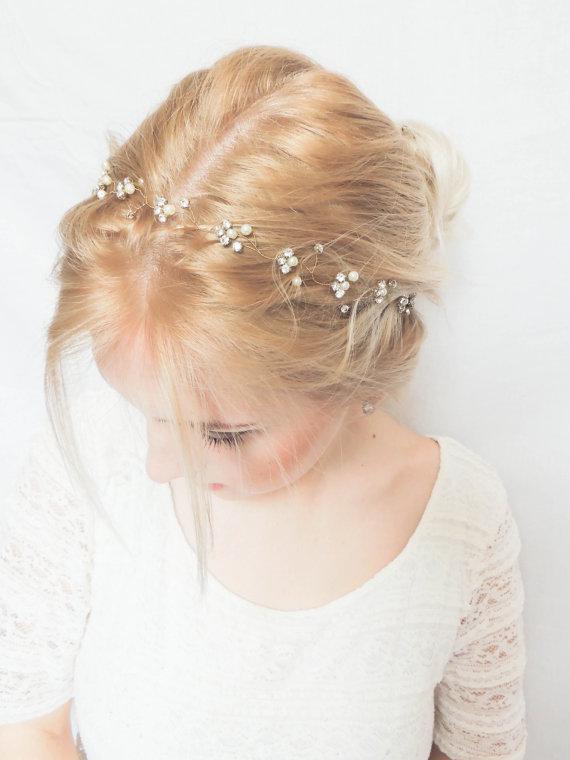 Pearl Rhinestone Bridal Headband & Children's Hair Accessories