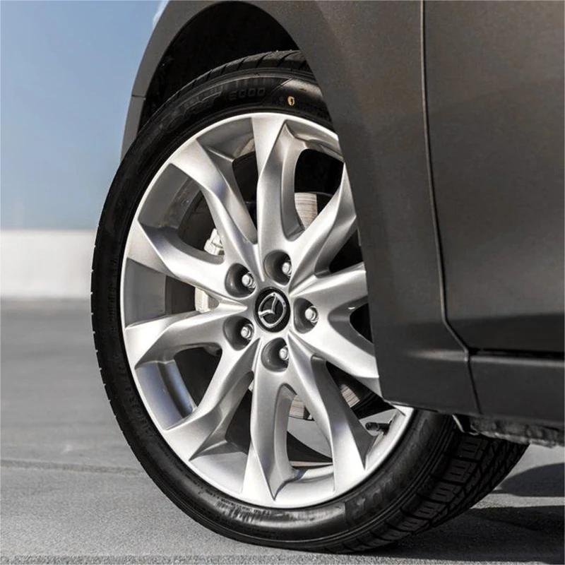 4PCS 56mm Wheel Hub Center Caps for Mazda 3 5 6 323 626 RX-8 MX-5 Atenza Axela CX-4 Vehicle Cap Decals Stickers Badge Covers