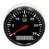 85мм 3,35 дюйма Тахометр 3000 об/мин IP67 Водонепроницаемый Тахометр с ЖК-счетчиком моточасов Красная подсветка для автомобиля грузовика лодки