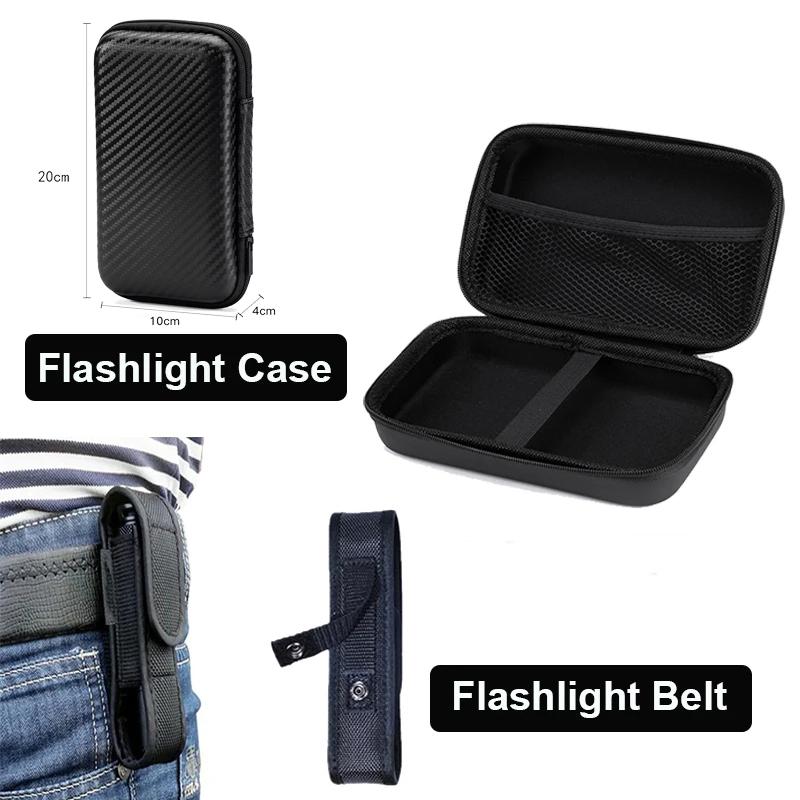 P50 High Lumen Super Bright LED Flashlight - Rechargeable Handheld Portable Ultra Power Torch for Outdoor Work & Emergency Use