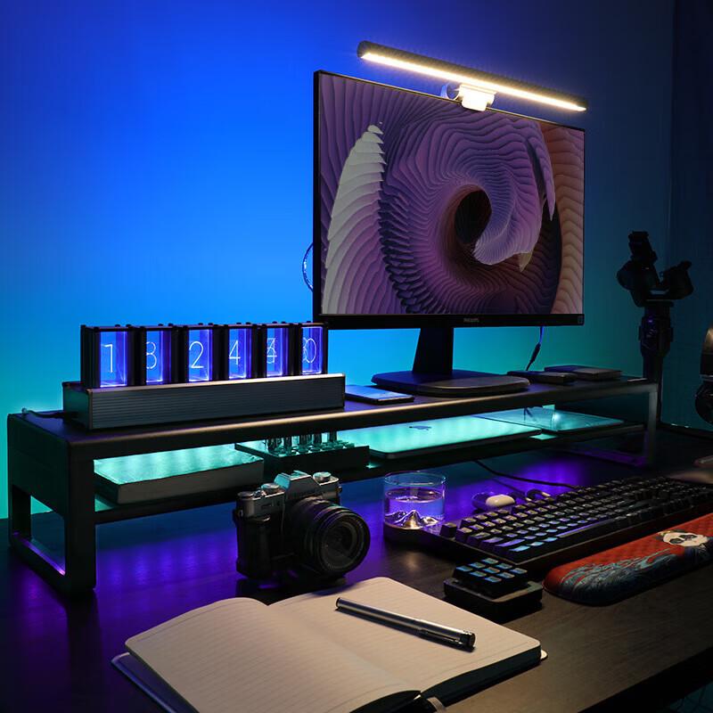 Подставка Luwei для двух мониторов с USB и быстрой зарядкой