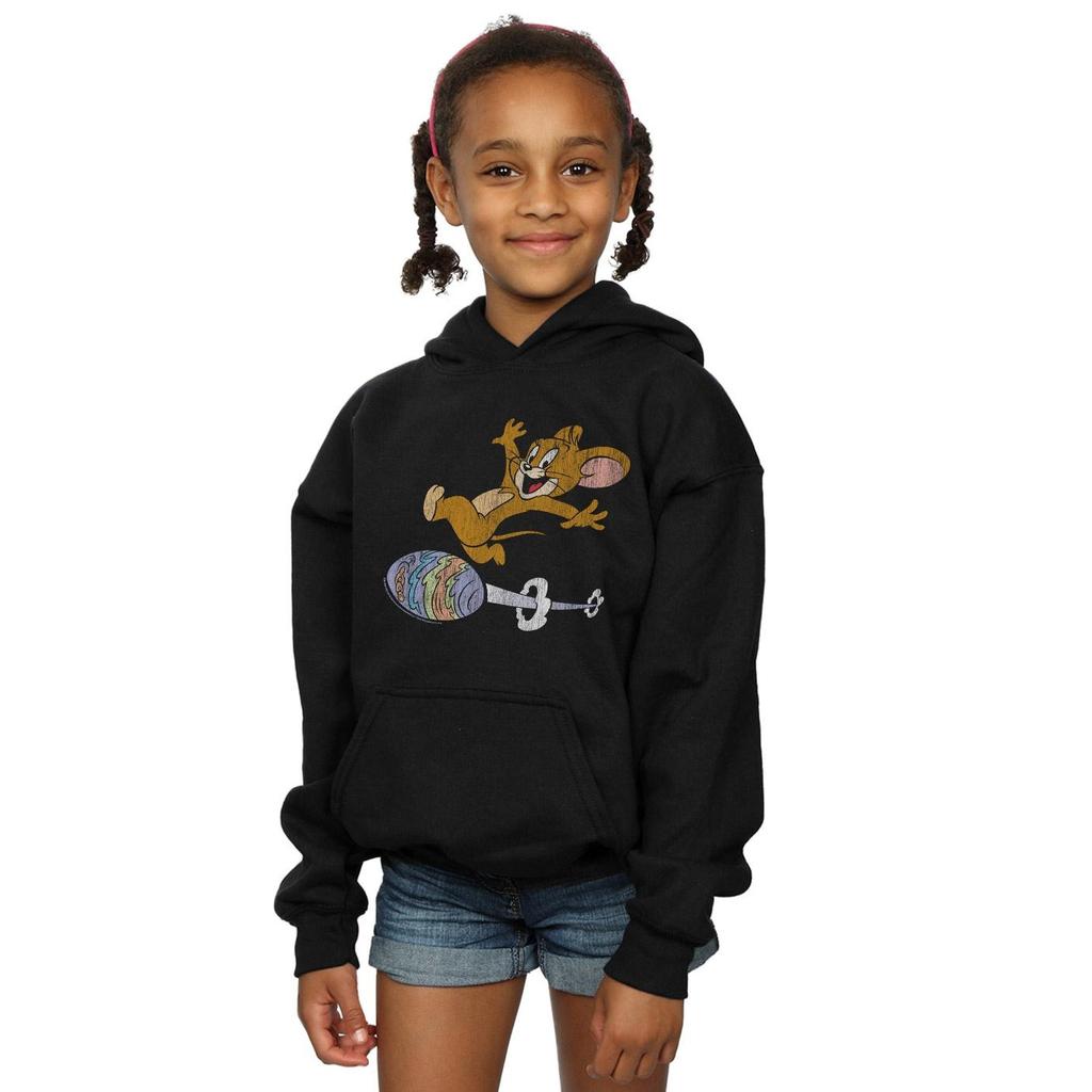 Tom And Jerry Girls Egg Run Hoodie