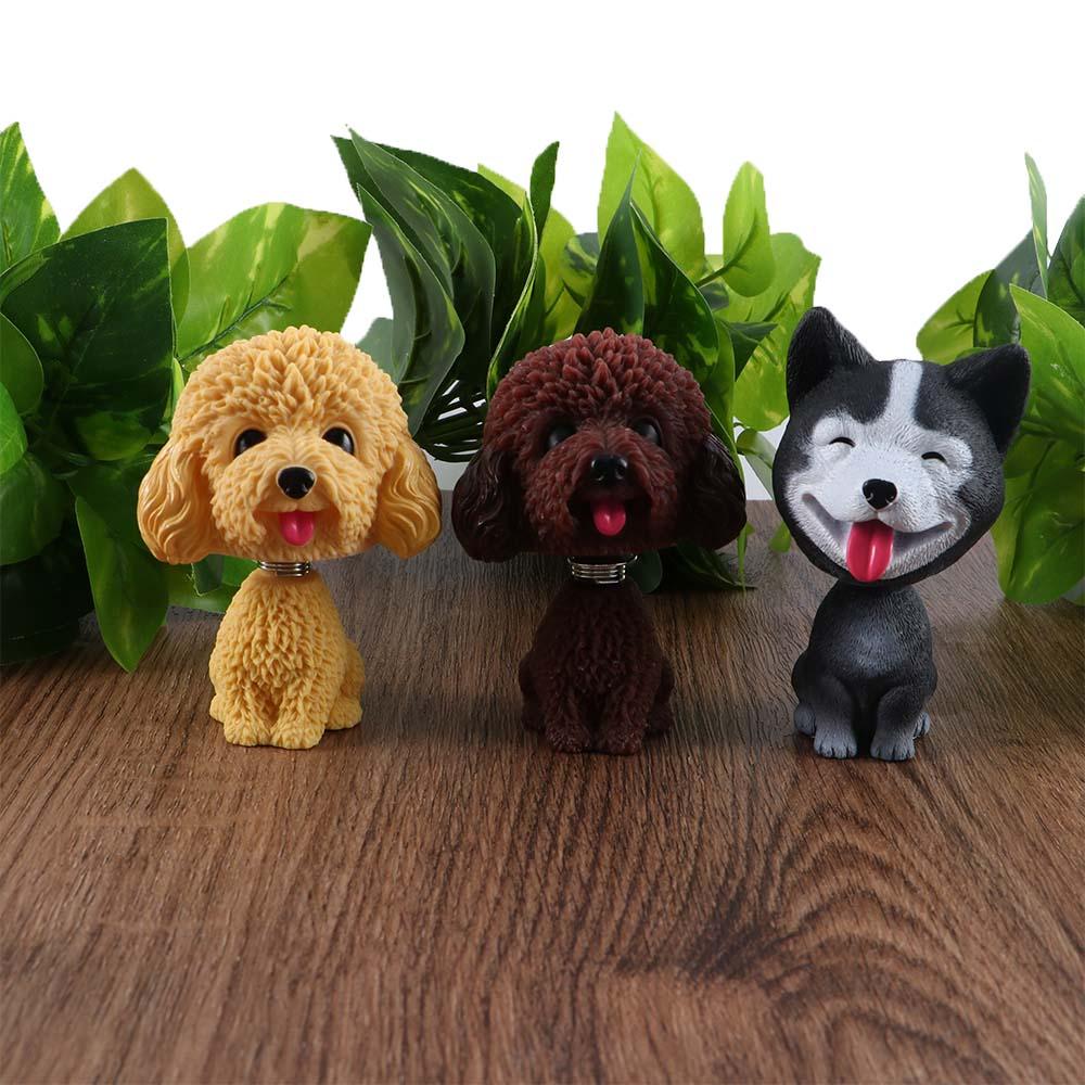 Gift Tabletop Wobble Head Dolls Bobblehead Dog Car Ornaments Nodding Puppy Toys Shaking Head Dog