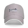 Atlantic Blue Marlin Watercolor Marine Wildlife 3 Baseball Cap Sunscreen sun caps beach hat Unisexs Baseball Womens