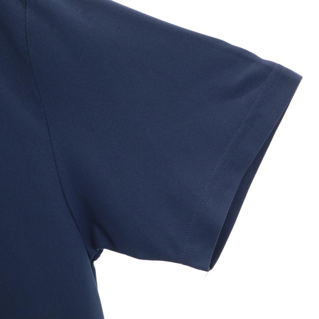 MONOCROM Back Print Short Sleeve Polo Shirt XL Navy Men's Used