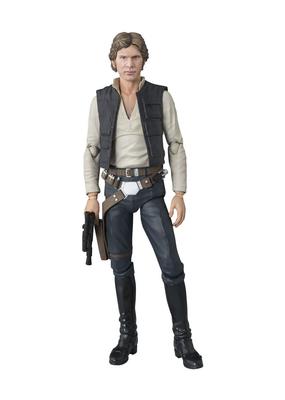 S.H.Figuarts Звездные войны Хан Соло (НОВАЯ НАДЕЖДА) Приблизительно 150 мм подвижная фигура, окрашенная АБС и ПВХ