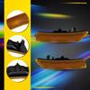 2Pcs Amber Bumper Side Marker Light Housings for 12-19 Volkswagen Beetle EXV