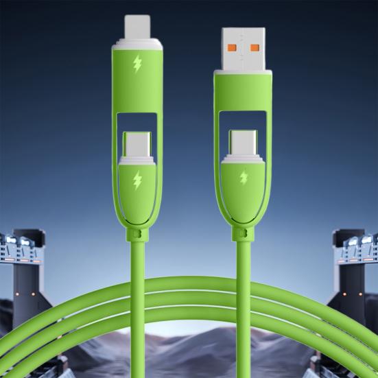 6A кабель для быстрой зарядки USB Type C 8-контактный кабель для передачи данных для Android PD