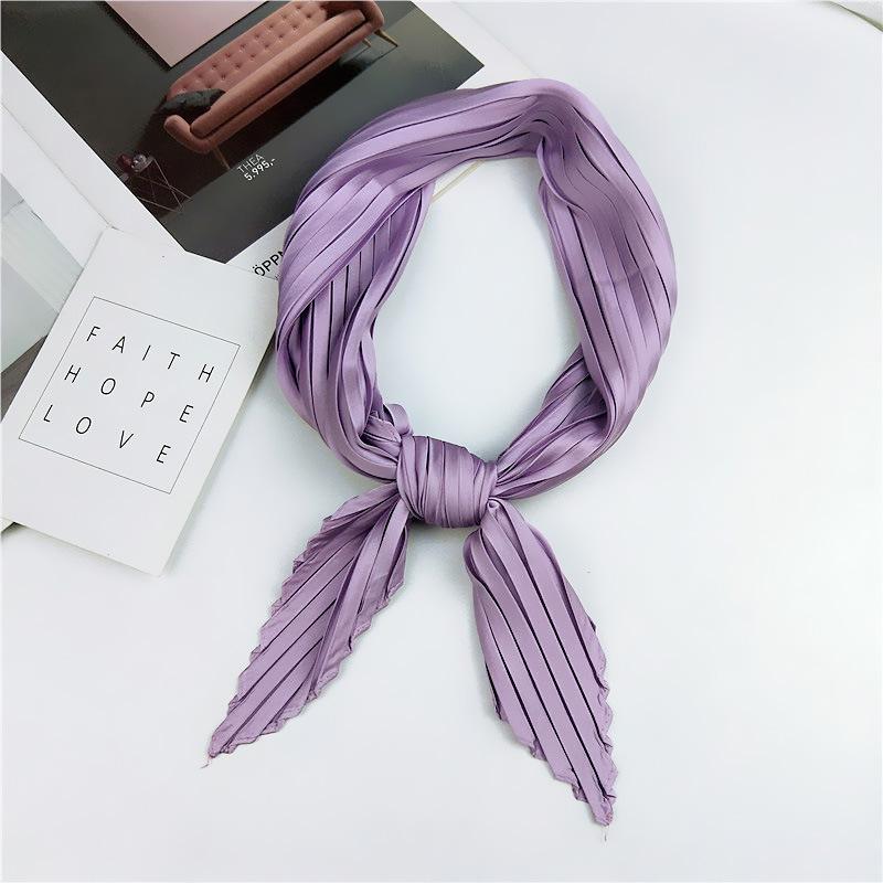 Fashion Decoration Scarf Hairband Tie Hair 70 Small Square Scarf Silk Scarf Women'S Spring And Autumn Versatile Small Scarf Professional Scarf