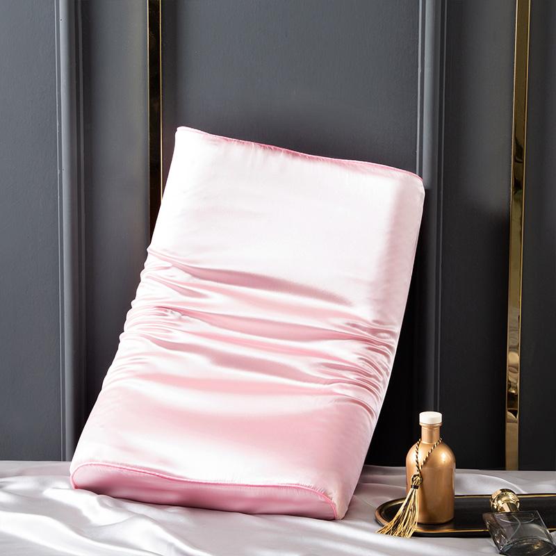 6A Grade Natural Mulberry Silk Latex Pillowcase Superior Quality Protect Hair Pillow Case Solid Color Bedding Pillowcover
